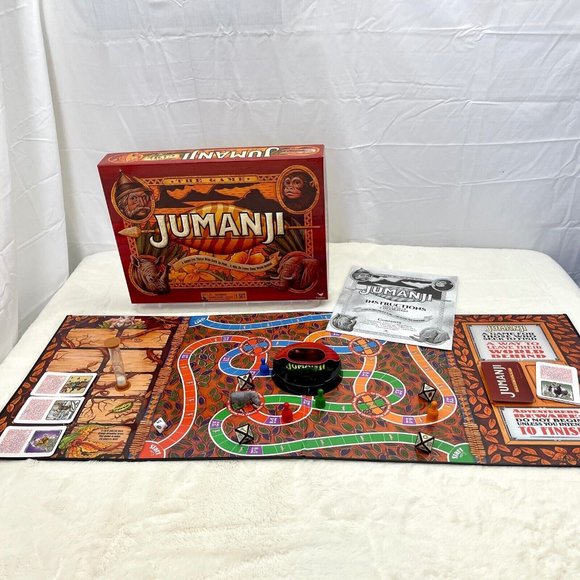 Jumanji The Game Board Game 2017 Cardinal 100% Complete - Picture 1 of 7